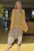 Made in Italy Fisherman Layering Knit Soft Sunshine